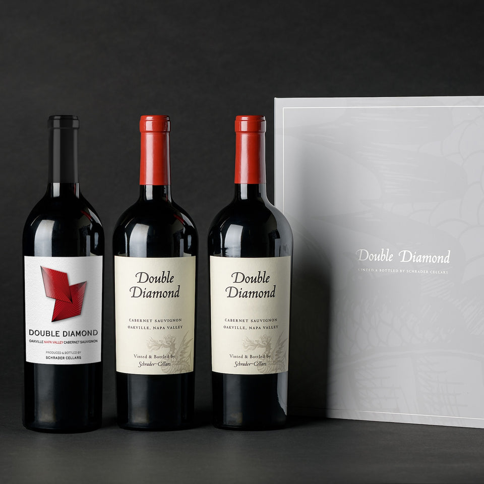 Double Diamond : Oakville Cabernet Sauvignon 3 Bottle Vertical Gift Set