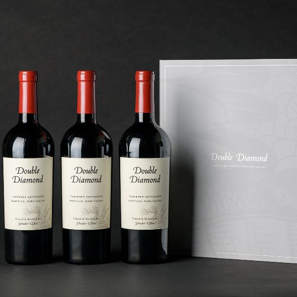 Double Diamond : 2022 Oakville Cabernet Sauvignon 3 Bottle Gift Set