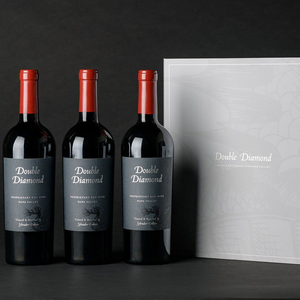 Double Diamond: 2022 Napa Valley Proprietary Red Wine 3 Bottle Gift Set